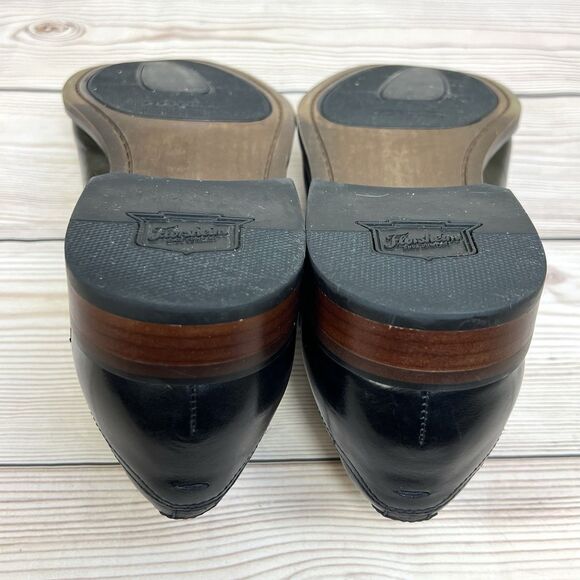 Florsheim Ravello Mens 9.5M Black Leather Monk Strap Dress Shoe Plain Toe Loafer - Picture 10 of 16